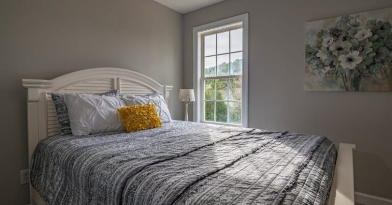 Real Estate - White and Gray Bed Linen