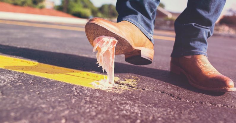 Pitfalls - Person Stepped on Gum